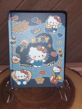 New! Hello Kitty Blue Cute Notebook